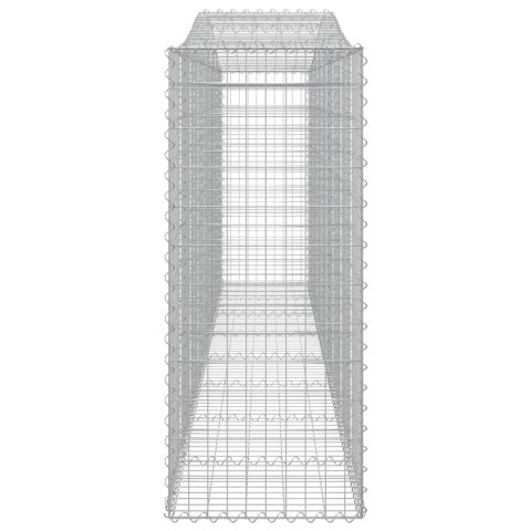 KOSZE GABIONOWE 6SZT 400X50X120/140CM GALWANIZOWANE ŻELAZO