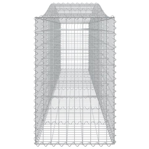 KOSZE GABIONOWE 6SZT 400X50X80/100CM GALWANIZOWANE ŻELAZO