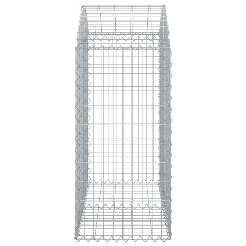 ŁUKOWATY KOSZ GABIONOWY 100X50X100/120CM GALWANIZOWANE ŻELAZO