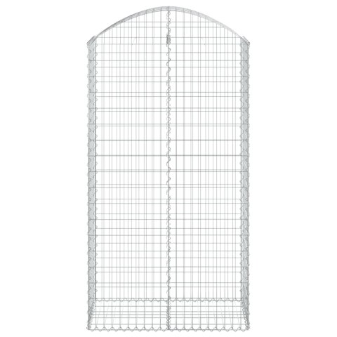 ŁUKOWATY KOSZ GABIONOWY 100X50X180/200CM GALWANIZOWANE ŻELAZO