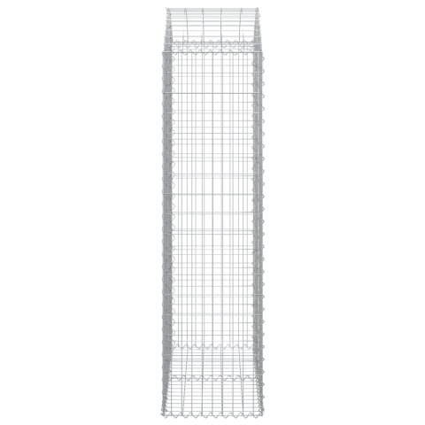 ŁUKOWATY KOSZ GABIONOWY 100X50X180/200CM GALWANIZOWANE ŻELAZO