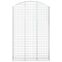 ŁUKOWATY KOSZ GABIONOWY 150X30X220/240CM GALWANIZOWANE ŻELAZO