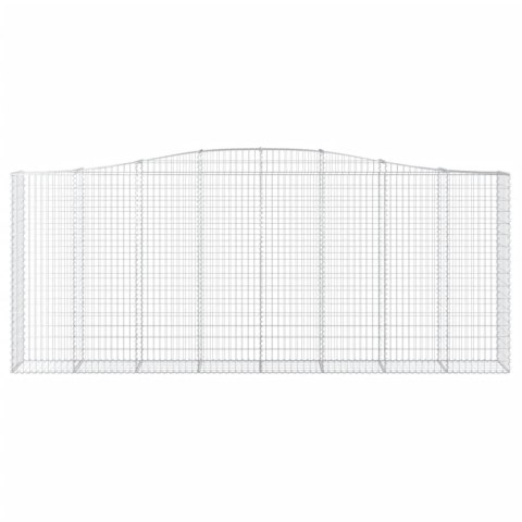 ŁUKOWATY KOSZ GABIONOWY 400X50X160/180CM GALWANIZOWANE ŻELAZO