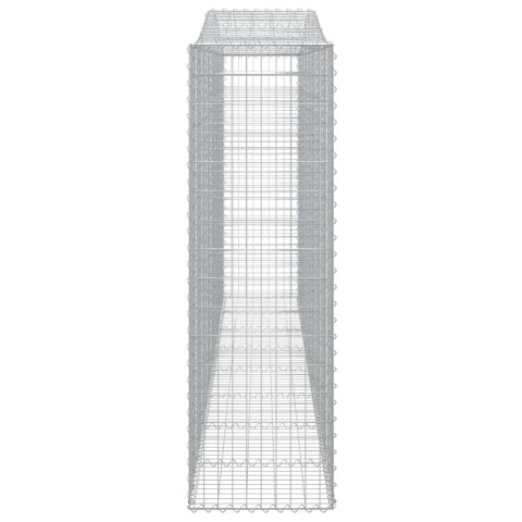 ŁUKOWATY KOSZ GABIONOWY 400X50X160/180CM GALWANIZOWANE ŻELAZO