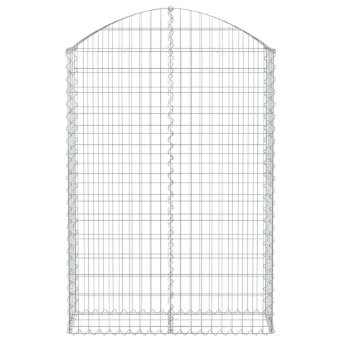 ŁUKOWATY KOSZ GABIONOWY 100X30X140/160CM GALWANIZOWANE ŻELAZO