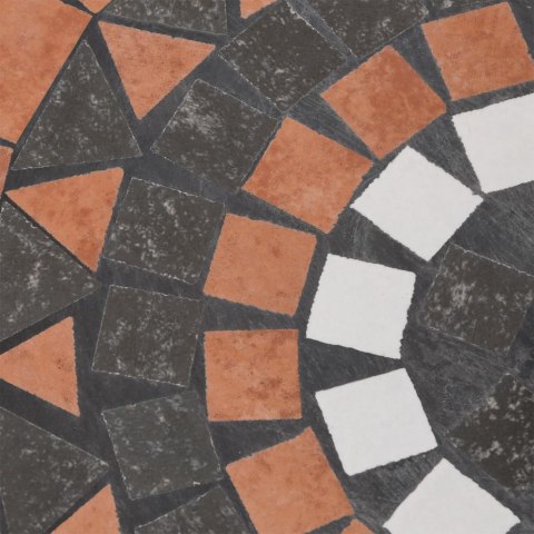 OKRĄGŁA PODSTAWA POD PARASOL TERAKOTOWO-BIAŁA 12KG