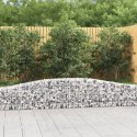 KOSZE GABIONOWE 4SZT 400X30X40/60CM GALWANIZOWANE ŻELAZO
