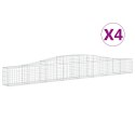 KOSZE GABIONOWE 4SZT 400X30X40/60CM GALWANIZOWANE ŻELAZO