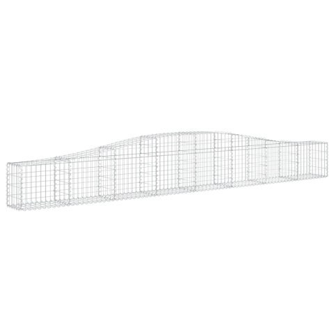 KOSZE GABIONOWE 4SZT 400X30X40/60CM GALWANIZOWANE ŻELAZO