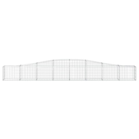 KOSZE GABIONOWE 4SZT 400X30X40/60CM GALWANIZOWANE ŻELAZO