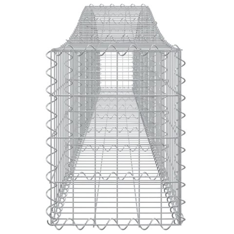 KOSZE GABIONOWE 4SZT 400X30X40/60CM GALWANIZOWANE ŻELAZO