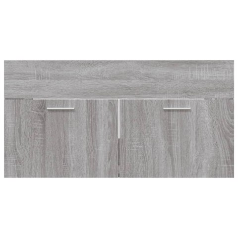 2-CZĘŚCIOWY ZESTAW MEBLI ŁAZIENKOWYCH SZARY DĄB SONOMA
