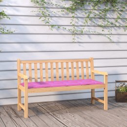 PODUSZKI NA ŁAWKĘ OGRODOWĄ 2 SZT. RÓŻOWE 180X50X7CM TKANINA