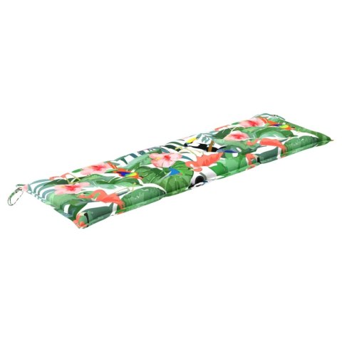 PODUSZKI NA ŁAWKĘ OGRODOWĄ 2 SZT. WIELOKOLOROWE 180X50X7CM