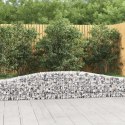 KOSZE GABIONOWE 6 SZT 400X30X40/60CM GALWANIZOWANE ŻELAZO