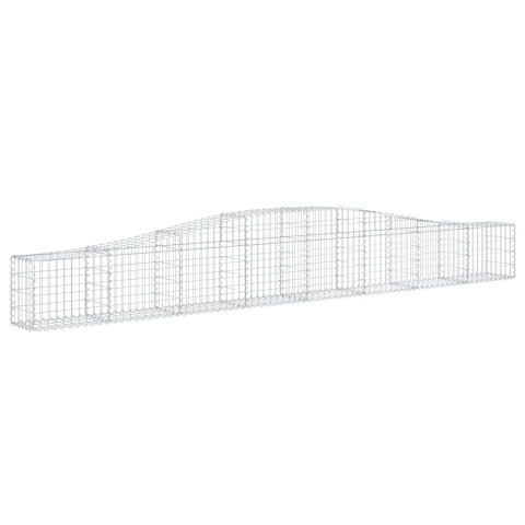 KOSZE GABIONOWE 6 SZT 400X30X40/60CM GALWANIZOWANE ŻELAZO