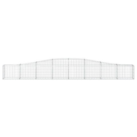 KOSZE GABIONOWE 6 SZT 400X30X40/60CM GALWANIZOWANE ŻELAZO