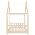 RAMA ŁÓŻKA DZIECIĘCEGO DREWNO SOSNOWE 70X140CM