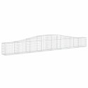 KOSZE GABIONOWE 2SZT 400X30X40/60CM GALWANIZOWANE ŻELAZO