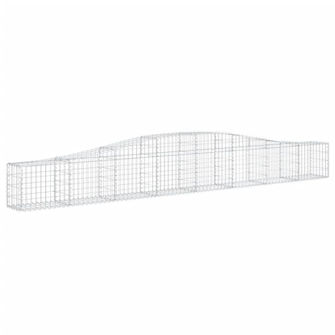 KOSZE GABIONOWE 2SZT 400X30X40/60CM GALWANIZOWANE ŻELAZO