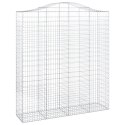 KOSZE GABIONOWE 3 SZT 200X50X220/240CM GALWANIZOWANE ŻELAZO