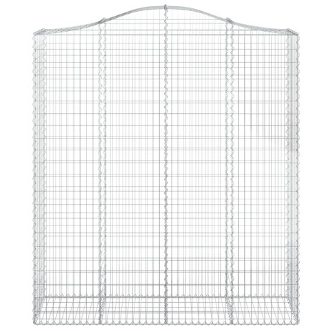 KOSZE GABIONOWE 3 SZT 200X50X220/240CM GALWANIZOWANE ŻELAZO