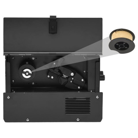 SPAWARKA DO SPAWANIA DRUTEM RDZENIOWYM BEZ GAZU MIG 120A