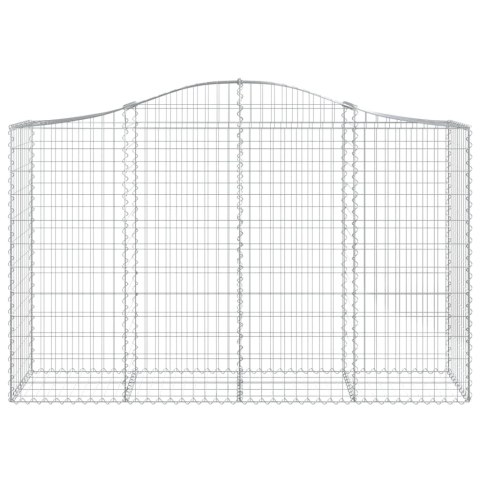 KOSZE GABIONOWE 7 SZT 200X50X120/140CM GALWANIZOWANE ŻELAZO