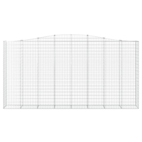 ŁUKOWATY KOSZ GABIONOWY 400X50X200/220CM GALWANIZOWANE ŻELAZO