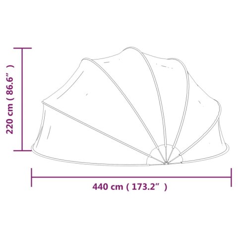 KOPUŁA BASENOWA 440X220CM