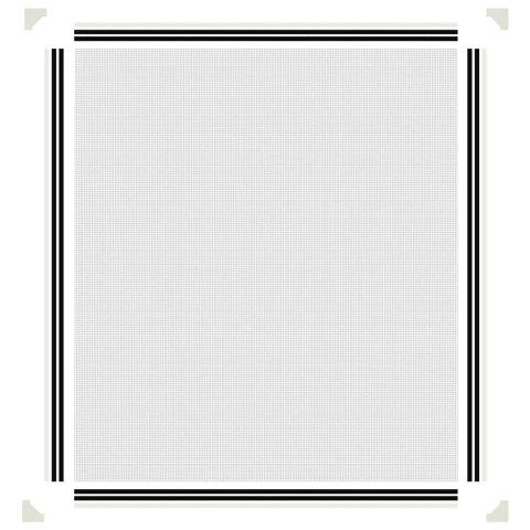 MAGNETYCZNA MOSKITIERA OKIENNA BIAŁA 120X140CM