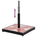 PODSTAWA POD PARASOL TERAKOTOWO-BIAŁA 12KG