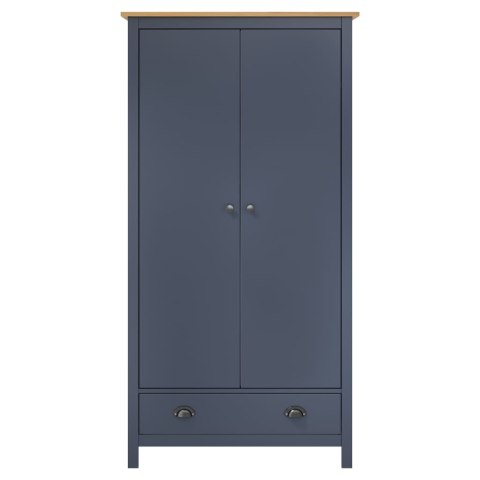 SZAFA DWUDRZWIOWA LL SZARA 89X50X170CM SOSNA