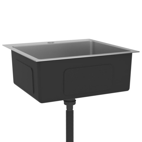 RĘCZNIE ROBIONY ZLEW KUCHENNY STAL NIERDZEWNA