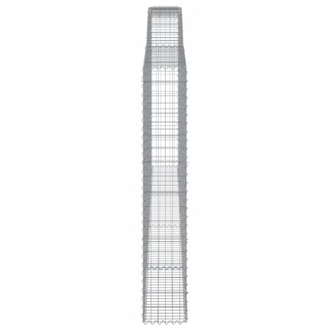 ŁUKOWATY KOSZ GABIONOWY 400X30X180/200CM GALWANIZOWANE ŻELAZO