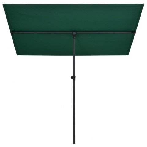 PARASOL OGRODOWY NA SŁUPKU 180X130CM ZIELONY