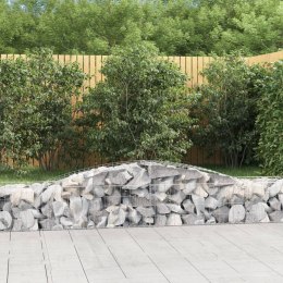 KOSZE GABIONOWE 10 SZT 400X50X40/60CM GALWANIZOWANE ŻELAZO