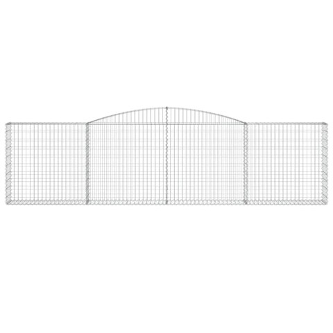 KOSZE GABIONOWE 3 SZT 400X30X100/120CM GALWANIZOWANE ŻELAZO