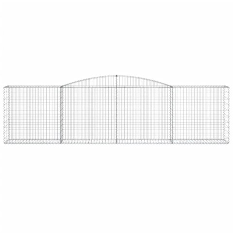 KOSZE GABIONOWE 3 SZT 400X50X100/120CM GALWANIZOWANE ŻELAZO