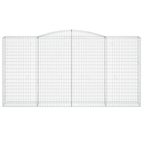 KOSZE GABIONOWE 3 SZT 400X50X200/220CM GALWANIZOWANE ŻELAZO