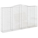 KOSZE GABIONOWE 3 SZT 400X50X220/240CM GALWANIZOWANE ŻELAZO