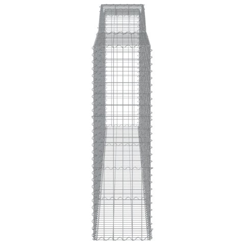 KOSZE GABIONOWE 4 SZT 400X50X160/180CM GALWANIZOWANE ŻELAZO