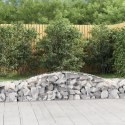 KOSZE GABIONOWE 7 SZT 400X50X40/60CM GALWANIZOWANE ŻELAZO