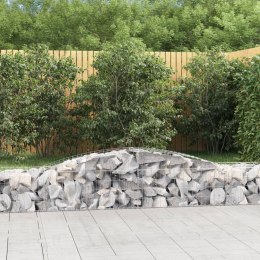KOSZE GABIONOWE 7 SZT 400X50X40/60CM GALWANIZOWANE ŻELAZO