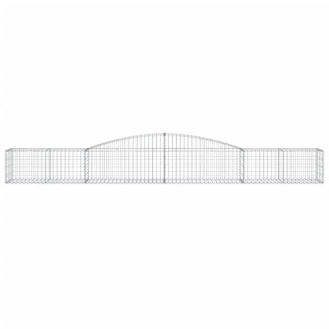 KOSZE GABIONOWE 7 SZT 400X50X40/60CM GALWANIZOWANE ŻELAZO