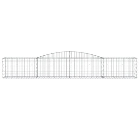 KOSZE GABIONOWE 9 SZT 400X50X60/80CM GALWANIZOWANE ŻELAZO