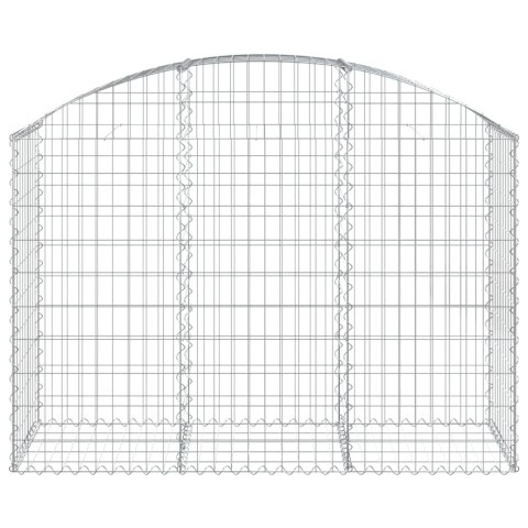 ŁUKOWATY KOSZ GABIONOWY 150X50X100/120CM GALWANIZOWANE ŻELAZO