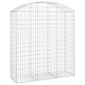 ŁUKOWATY KOSZ GABIONOWY 150X50X160/180CM GALWANIZOWANE ŻELAZO