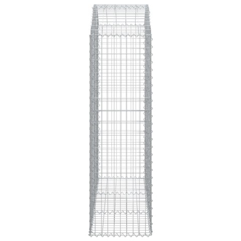 ŁUKOWATY KOSZ GABIONOWY 150X50X160/180CM GALWANIZOWANE ŻELAZO