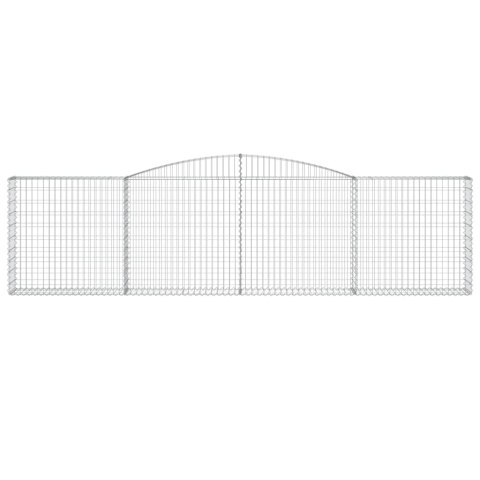 KOSZE GABIONOWE 10 SZT 400X30X100/120CM GALWANIZOWANE ŻELAZO